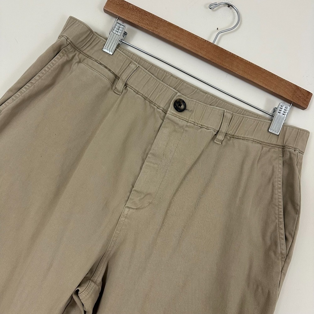 Cove Chino Pants Khaki Cotton Stretch Slash Pockets Straight Leg Mens 36x30